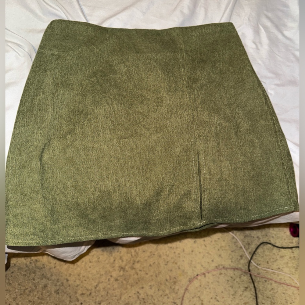 HYFVE Forest Green Woven Skirt